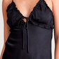 Ruffle Trim Maxi Dress
