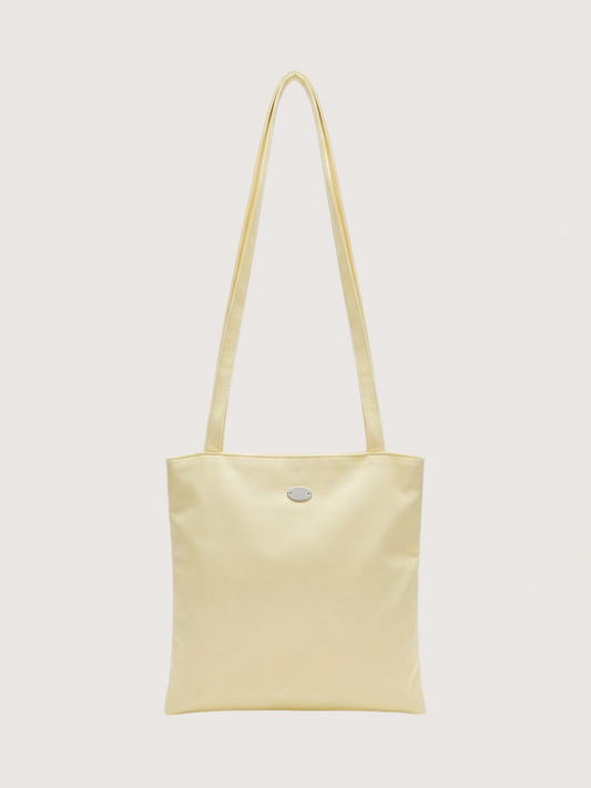 Leda Satin Mini Tote | Butter