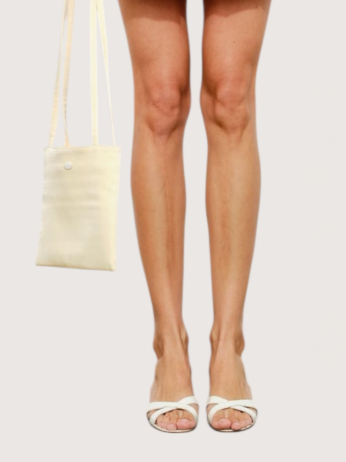 Leda Satin Mini Tote | Butter