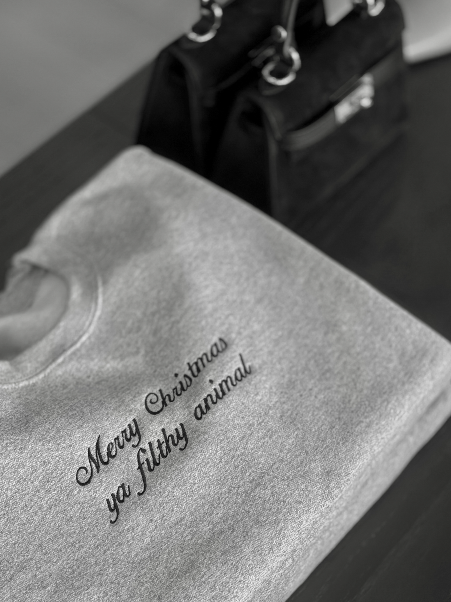 Embroidered Holiday Sweatshirt