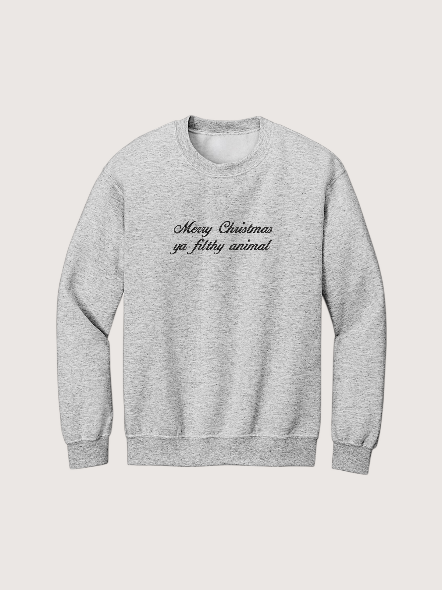 Embroidered Holiday Sweatshirt