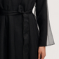 Belted Organza Overlay