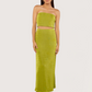 Teagan Maxi Skirt | Lime