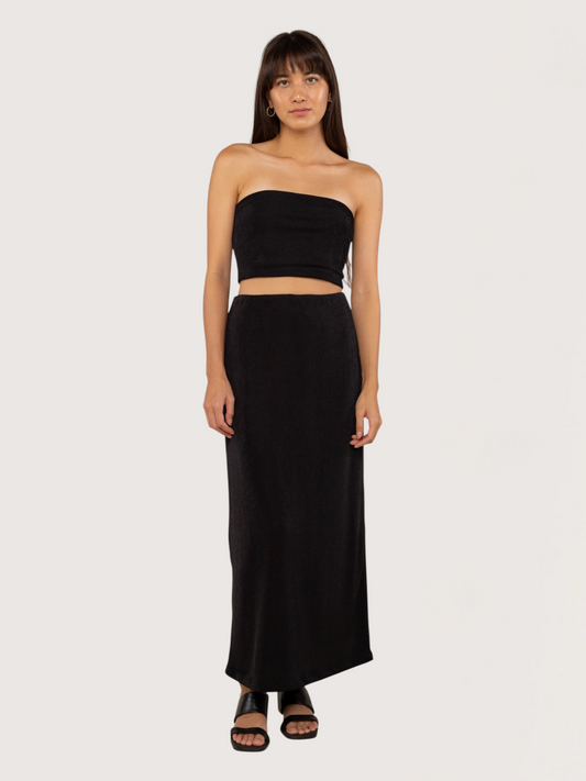 Teagan Midi Skirt | Black