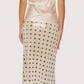 Sequin Dotted Pencil Skirt