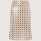 Sequin Dotted Pencil Skirt