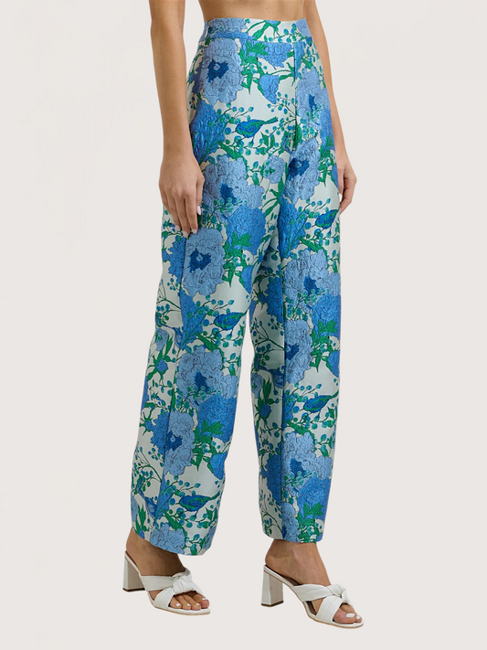 Floral Embroidered Trouser