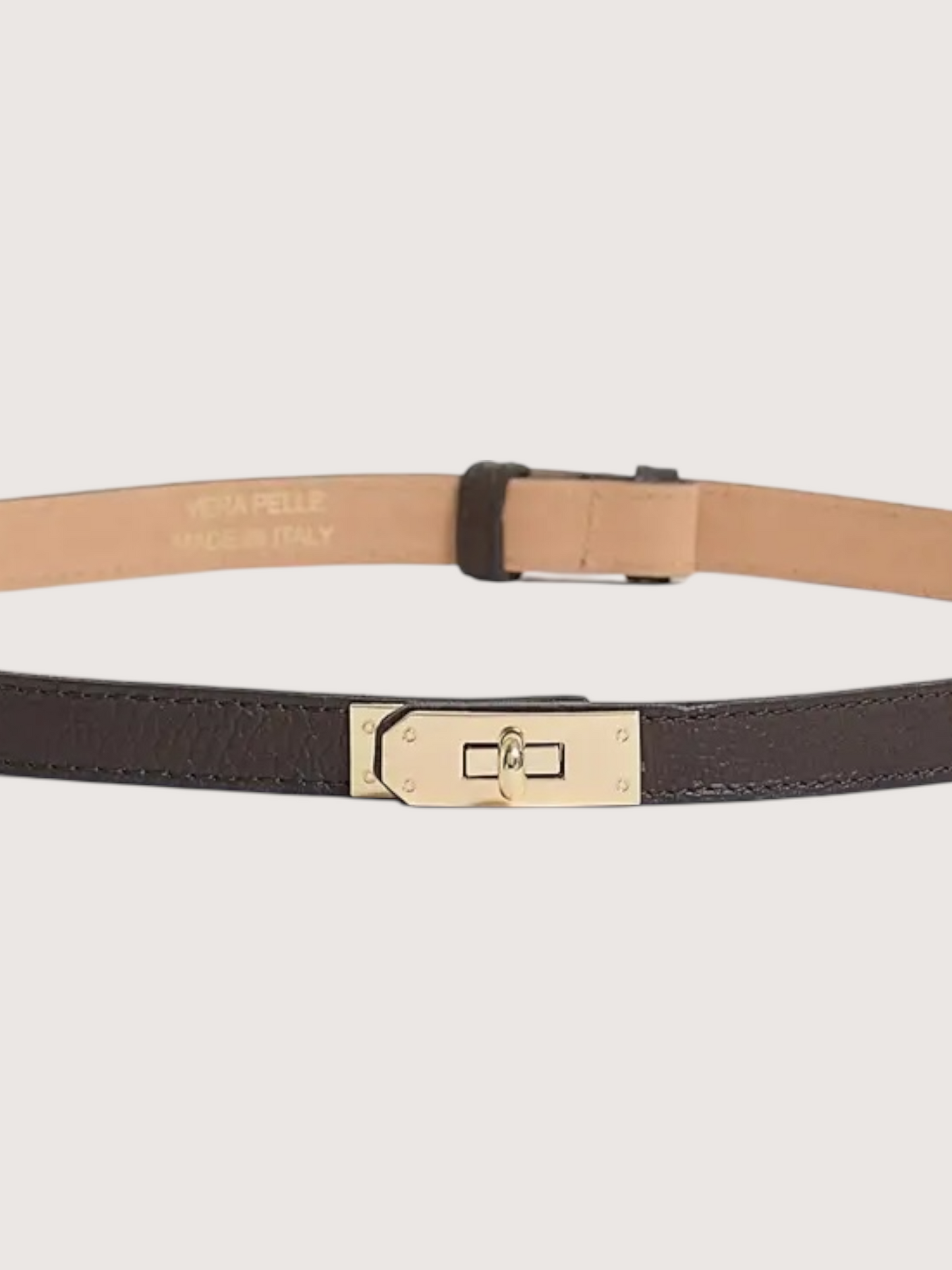 Baronne Toggle Belt | Brown