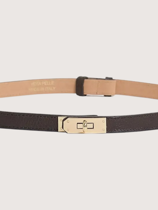 Baronne Toggle Belt | Brown