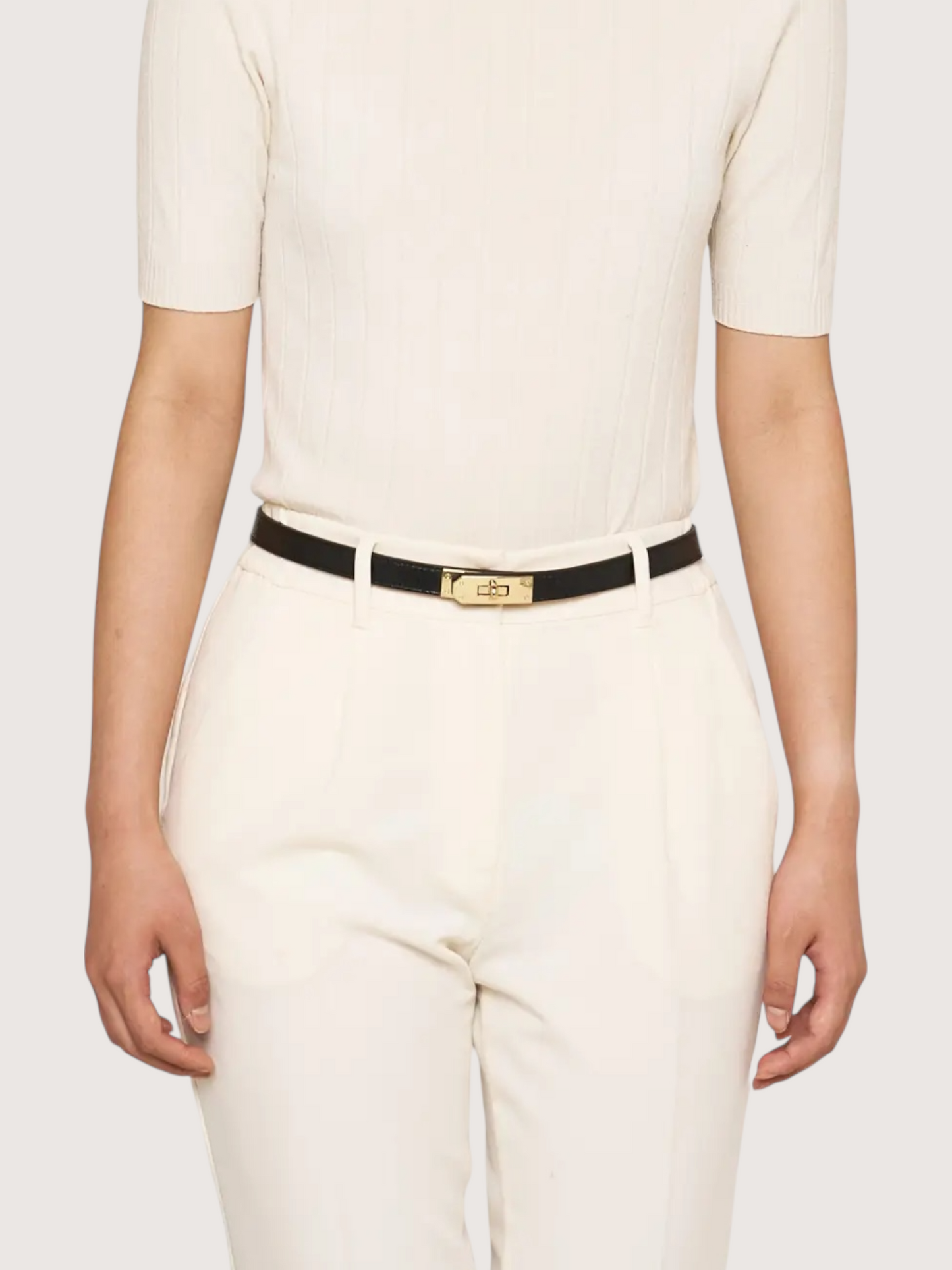 Baronne Toggle Belt | Black