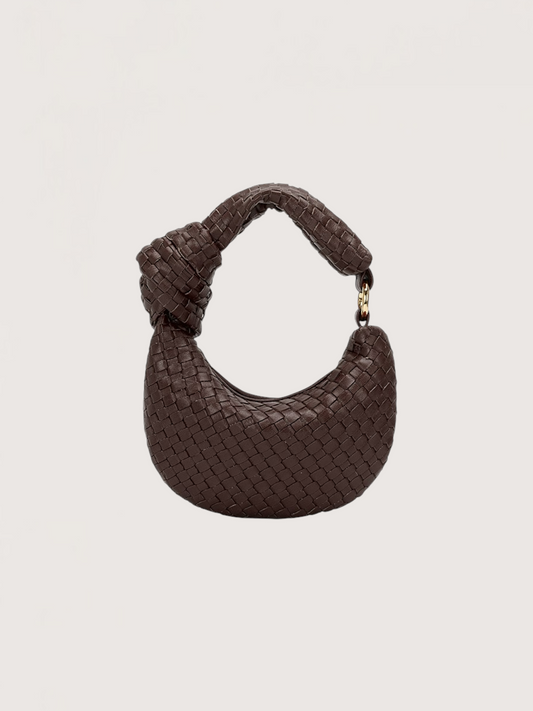 Mini Weaved Bag | Espresso