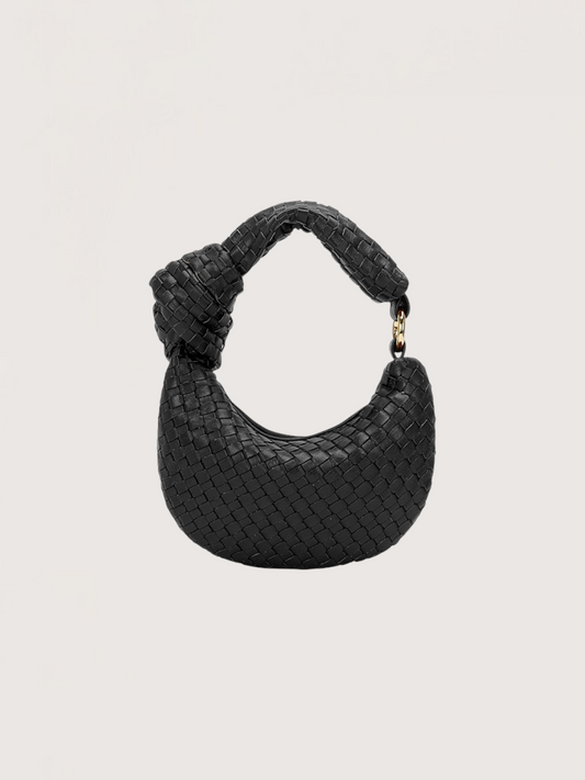 Mini Weaved Bag | Black