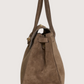 Elizabeth Suede Carry All | Taupe