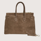 Elizabeth Suede Carry All | Taupe