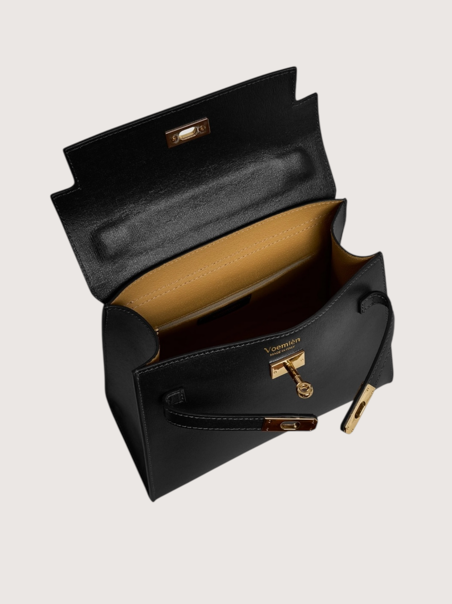 Saffiano Toggle Bag | Black