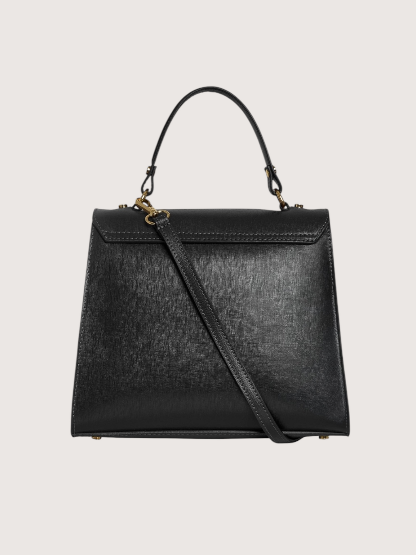 Saffiano Toggle Bag | Black