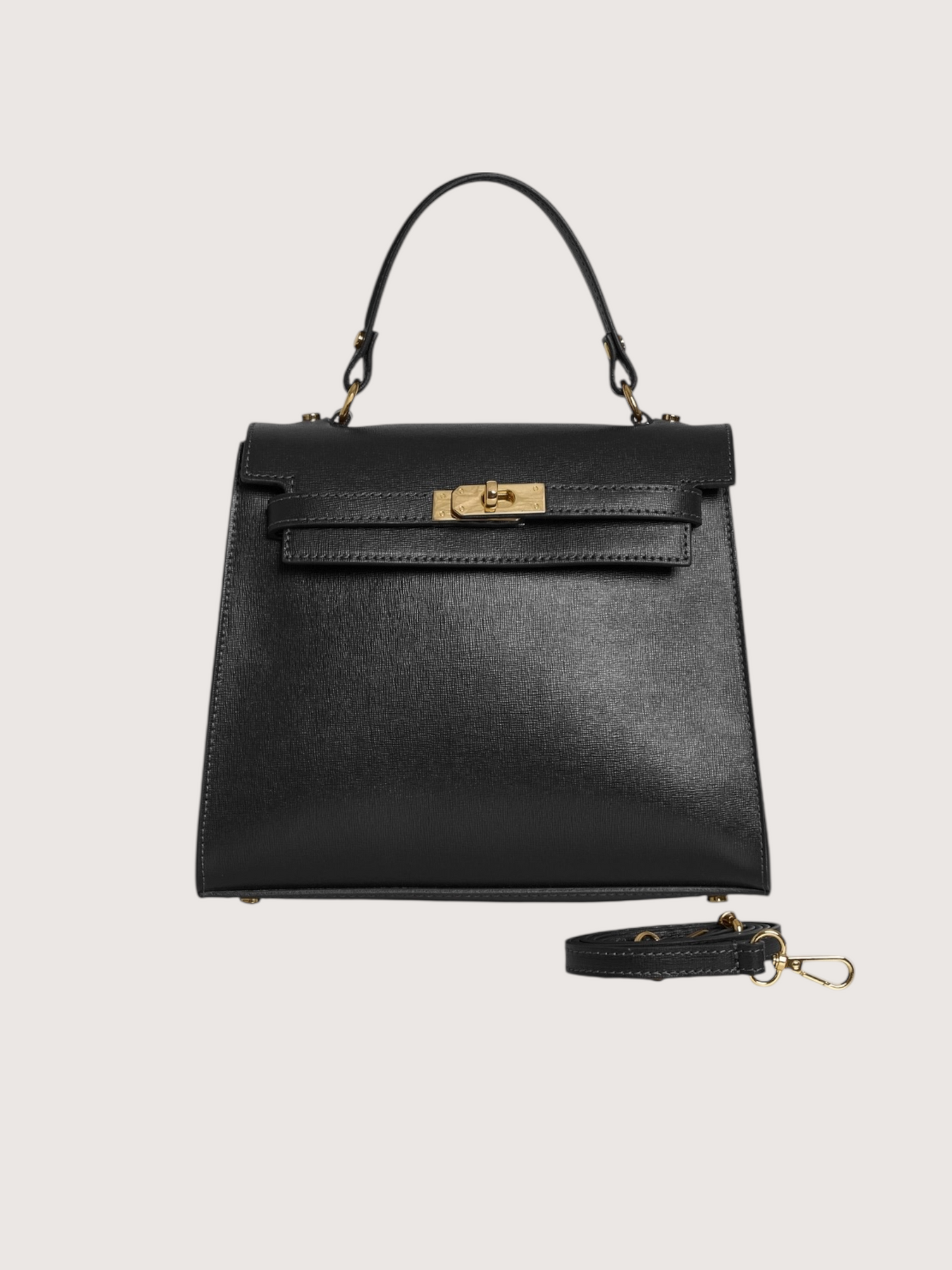 Saffiano Toggle Bag | Black