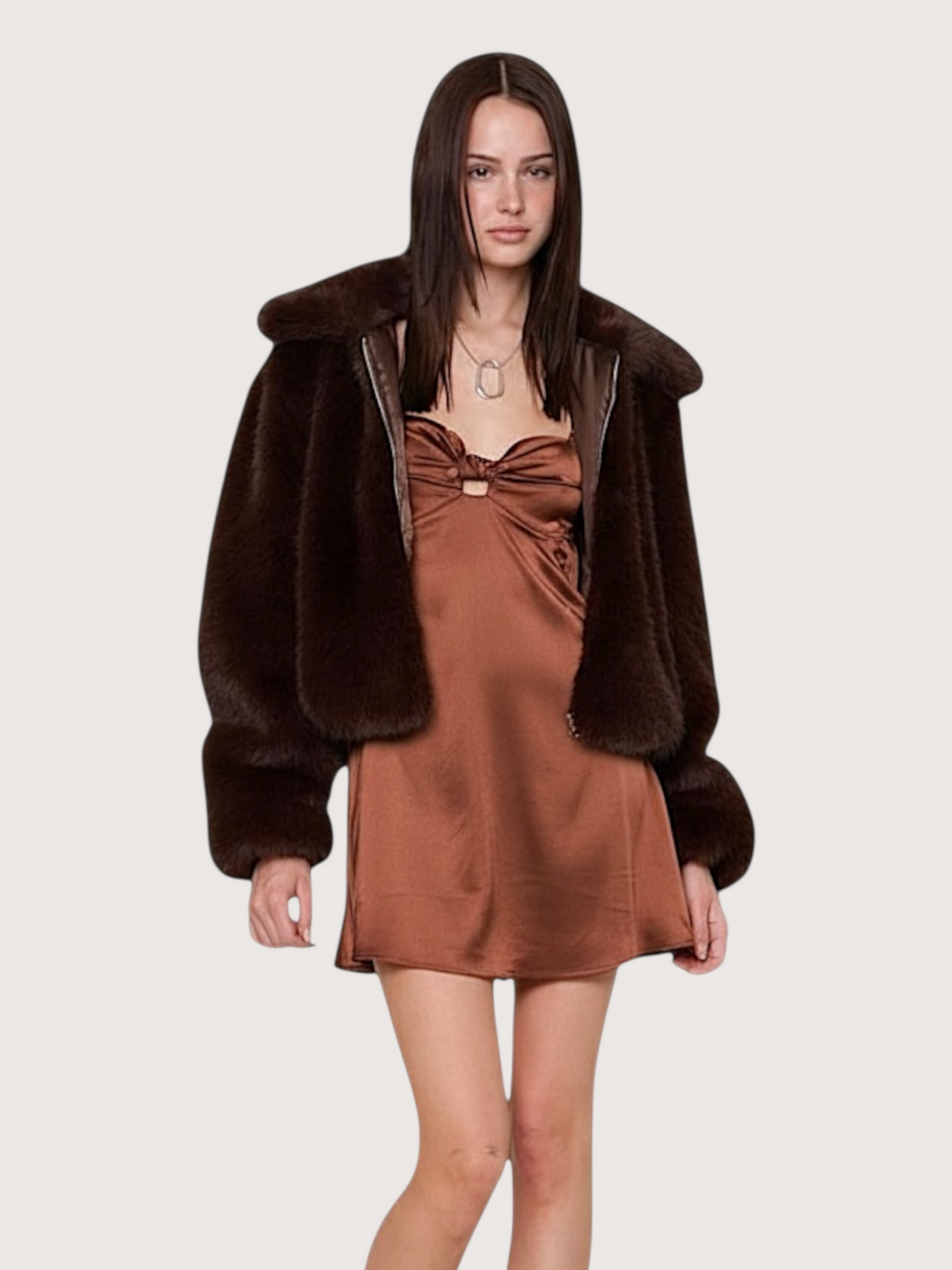 Minnie Plush Fur Coat