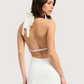Plunging Neckline Halter Dress