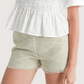 Linen Frayed Shorts