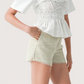 Linen Frayed Shorts