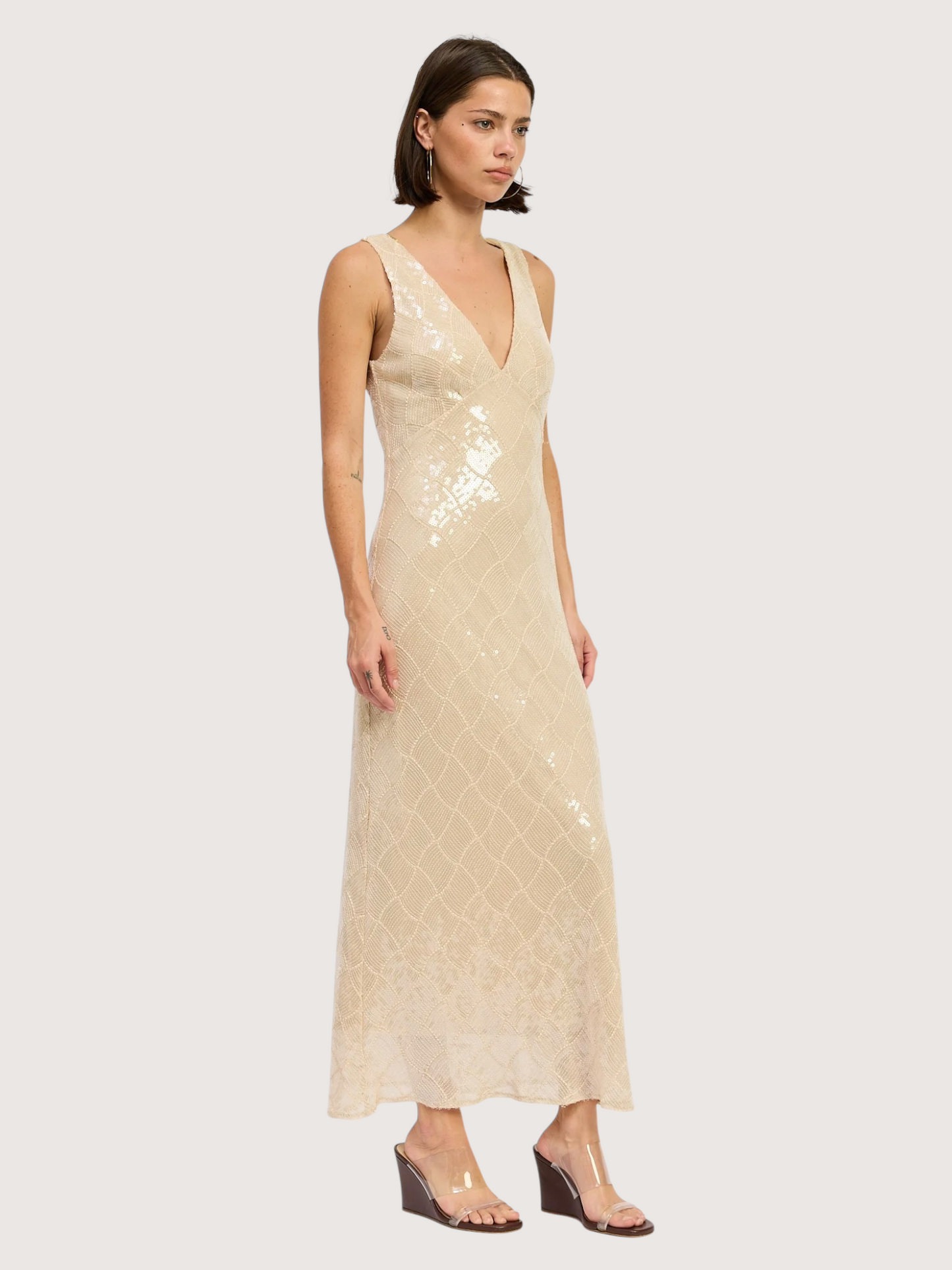 Akumal Sequin Midi Dress