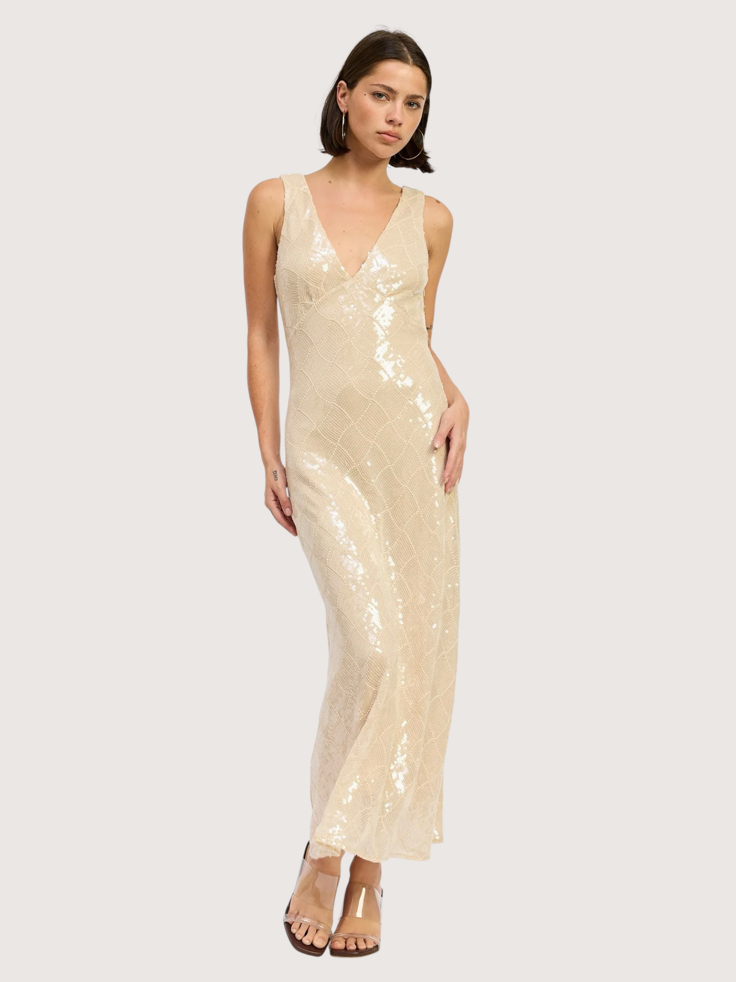 Akumal Sequin Midi Dress