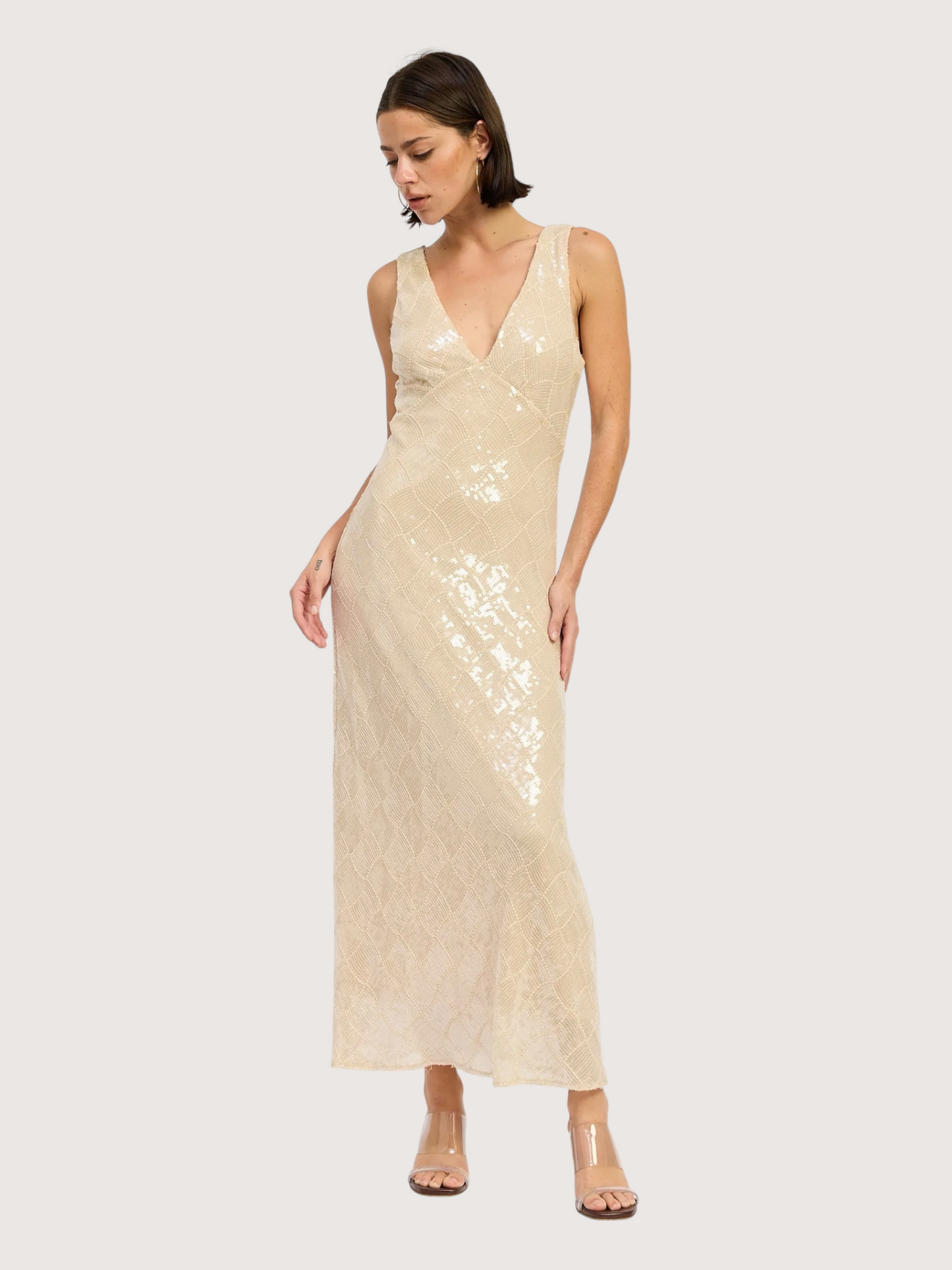 Akumal Sequin Midi Dress