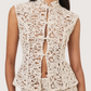 Crochet Mock Neck Top