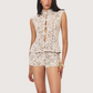 Crochet Mock Neck Top