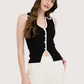 Contrast Sweater Vest