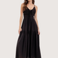 Shirred Midi Dress