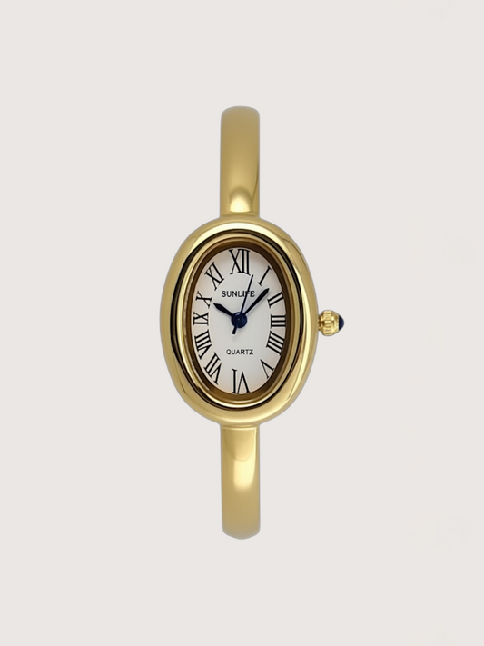 Oval Wrist Watch
