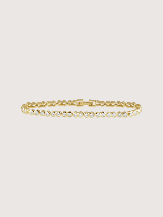 Bezel Tennis Bracelet