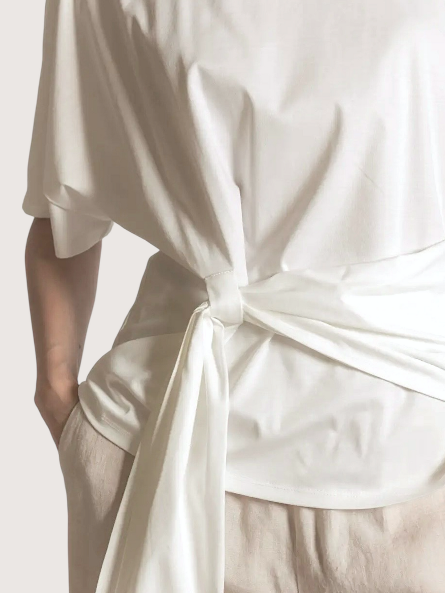 Tie Waist Tee Shirt