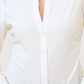 Slim Fit Button Up | White