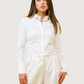 Slim Fit Button Up | White