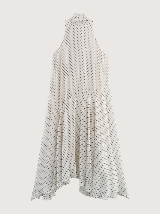 Polka Dot Halter Dress