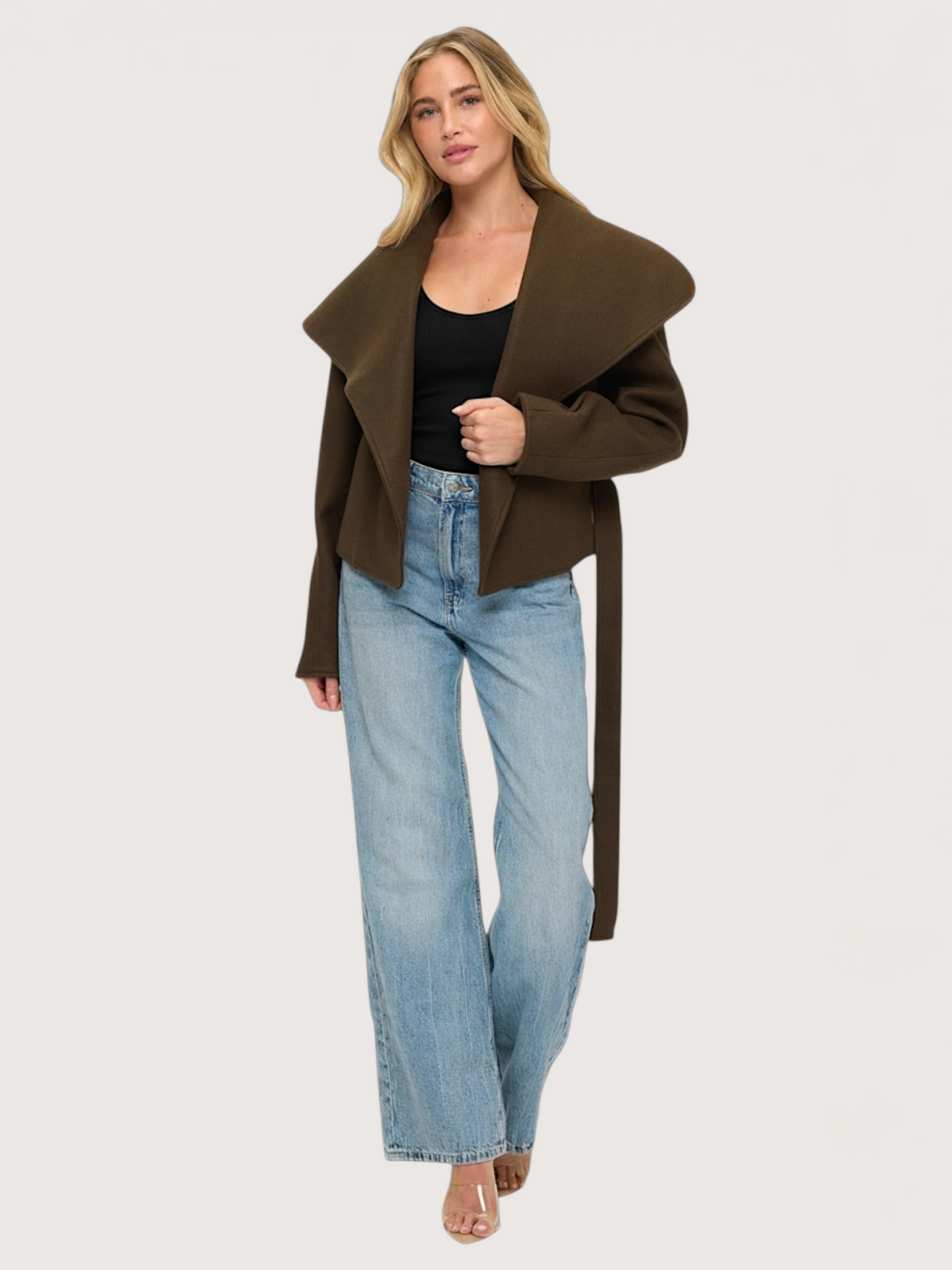 Studio Wrap Coat | Olive