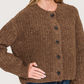 Taylor Chunky Knit Cardigan | Brown