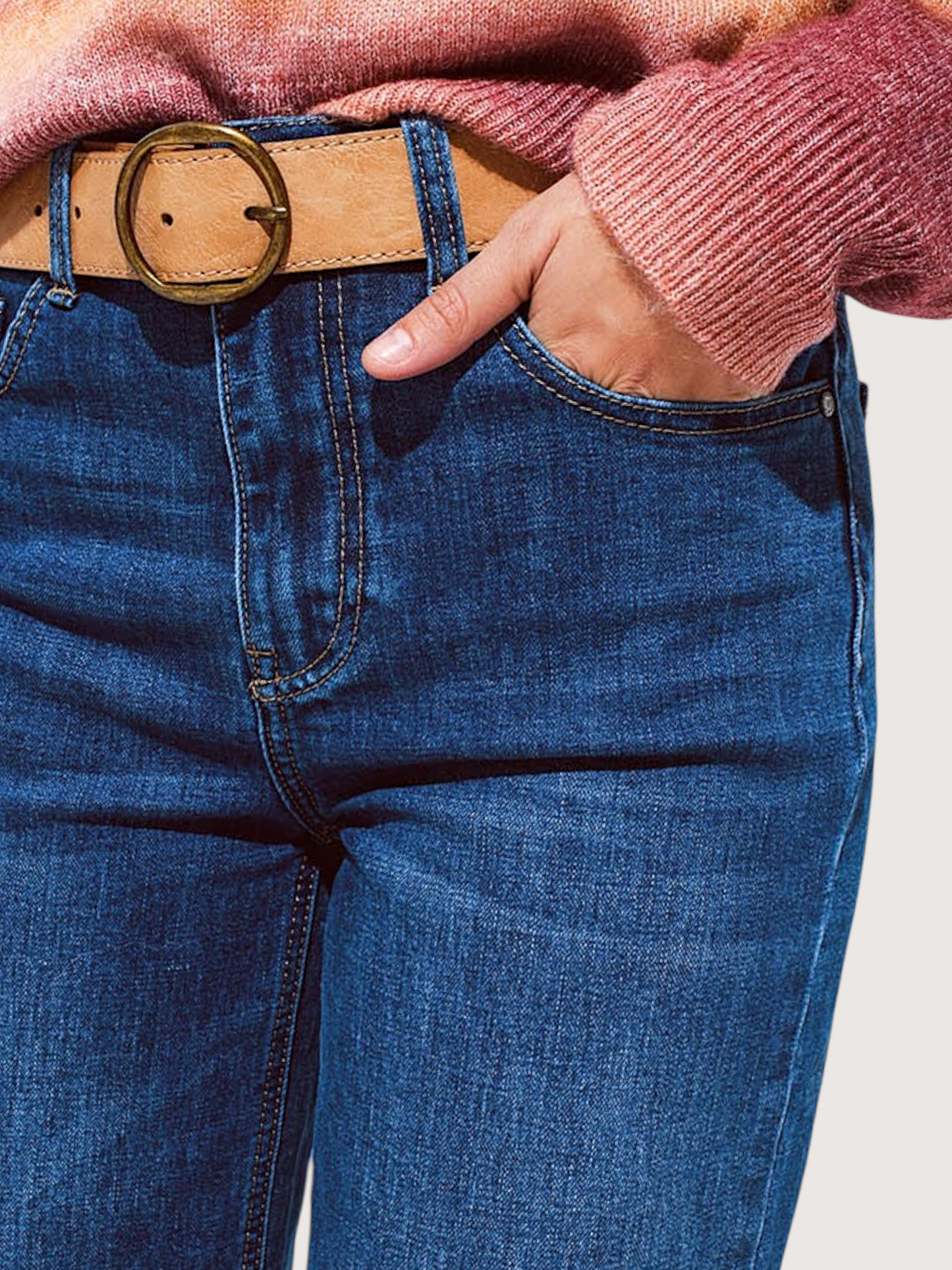 Dark Hem Denim