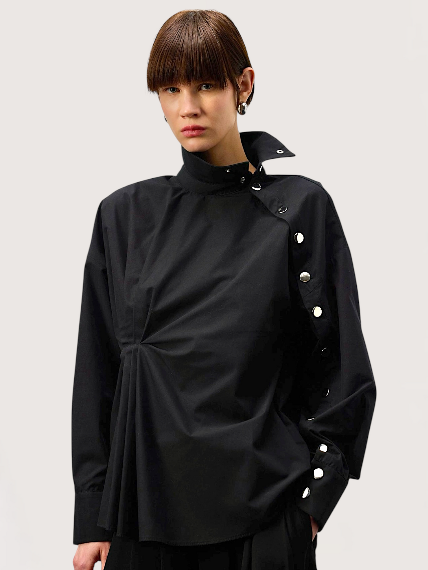 Asymetric Ruched Blouse