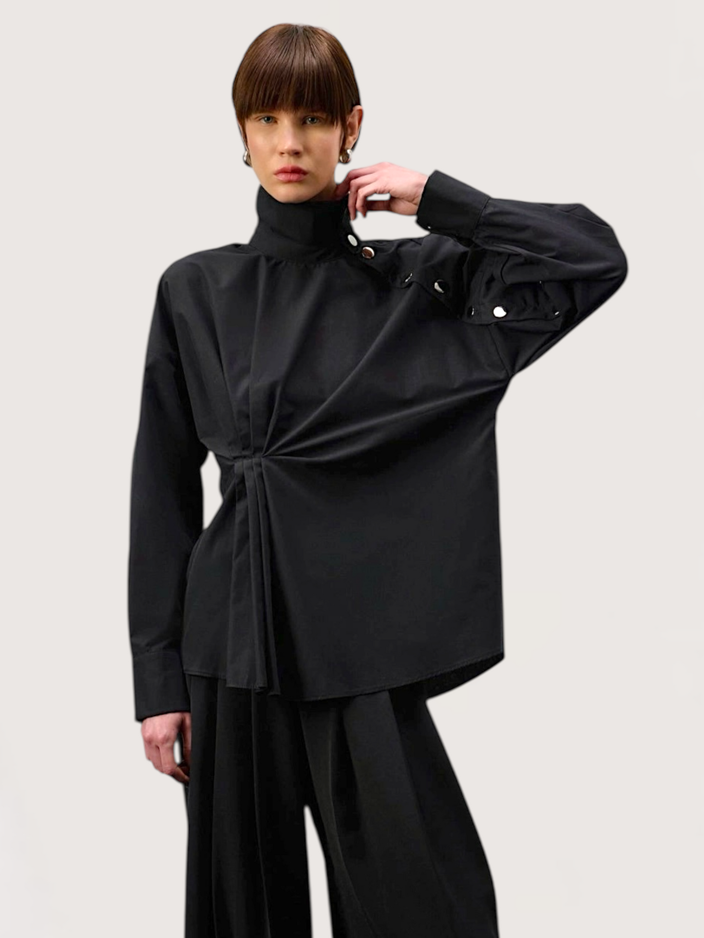 Asymetric Ruched Blouse