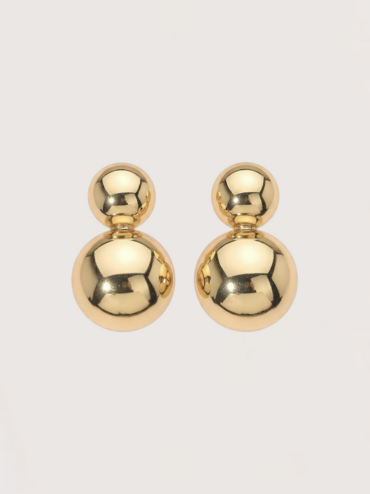 Metal Dome Earring