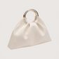 Circle Handle Pouf Bag | Bone