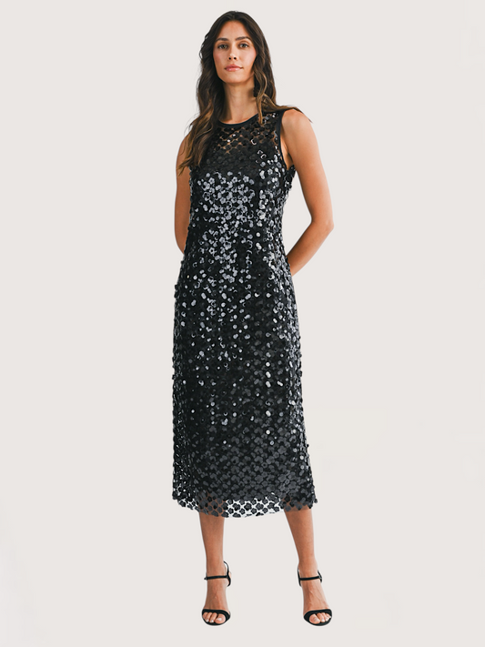 Madison Sequin Midi Dress