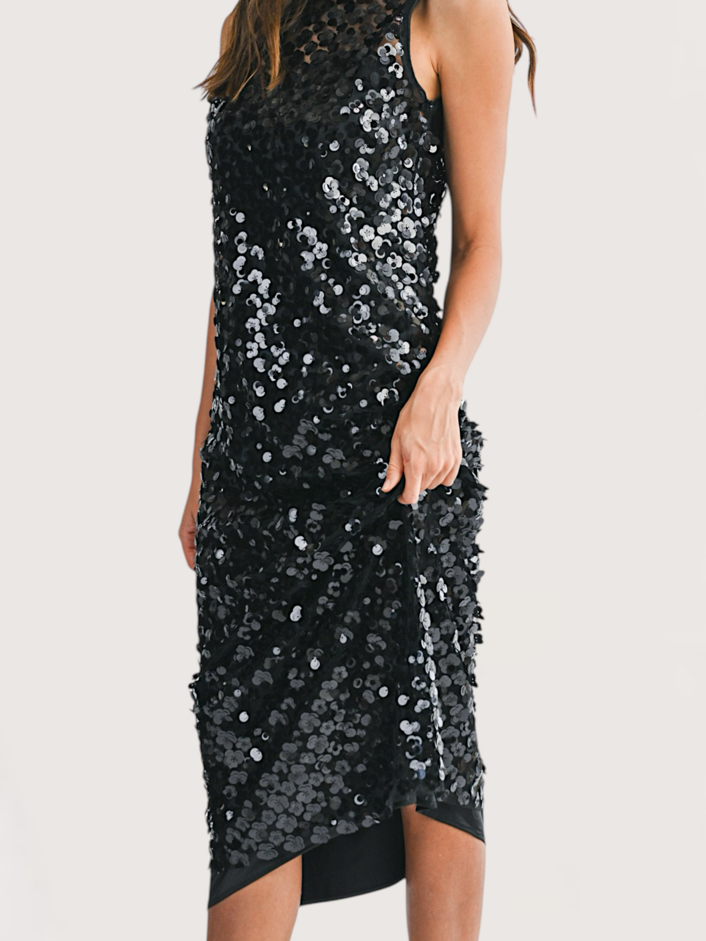 Madison Sequin Midi Dress
