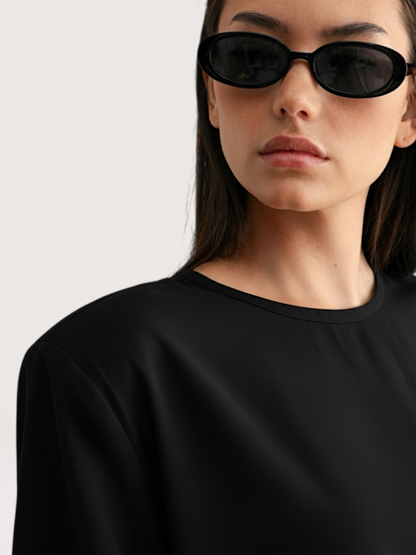 Padded Shoulder Blouse