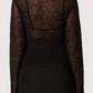 Sheer Knit Sweater | Black