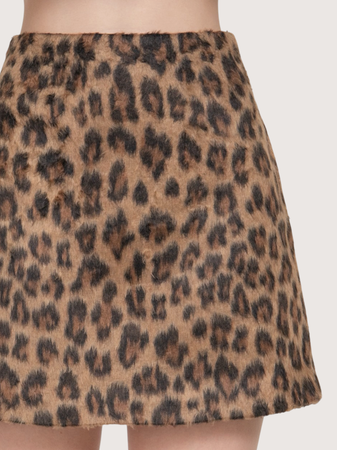 Olivia Leopard Mini Skirt